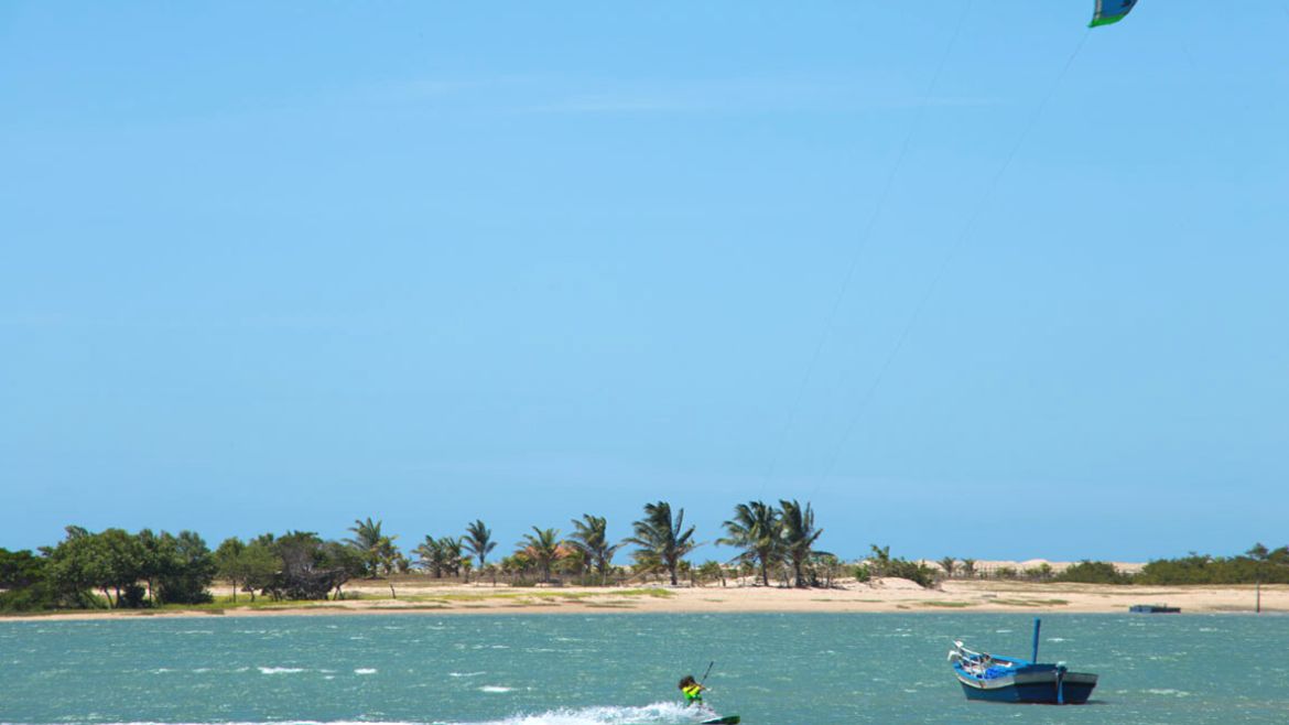 Ilha do Guajirú: Lagune der Kitesurf Station