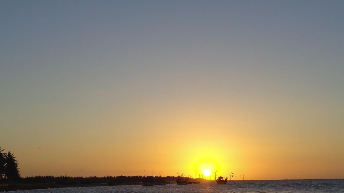 Ilha do Guajiru: Sonnenuntergang an der Ilha do Guajirú