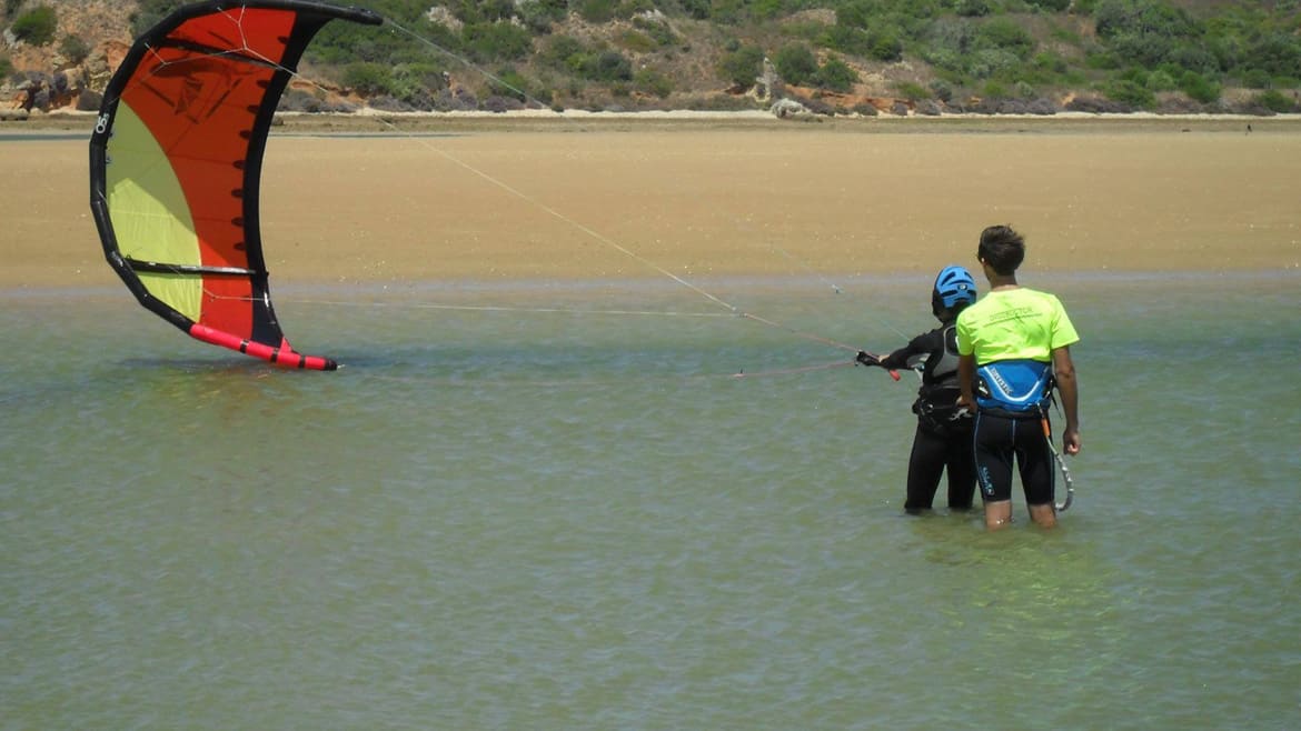 Algarve: Stehbereich in der Lagune