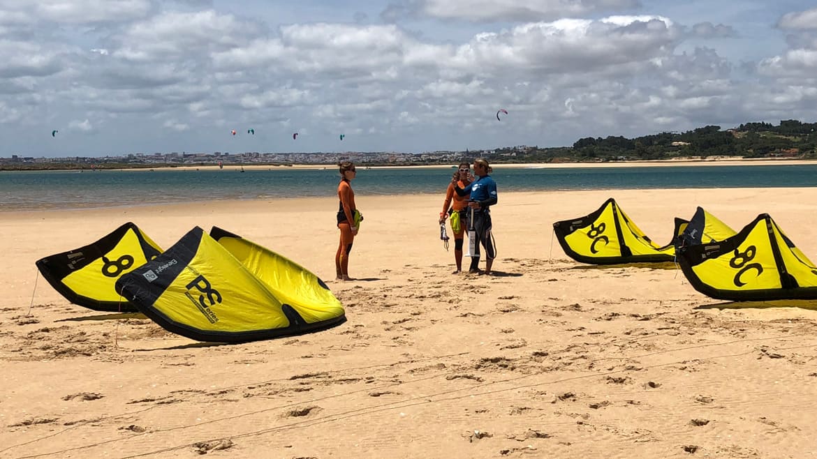Algarve: Strandbereich vom Kite Camp