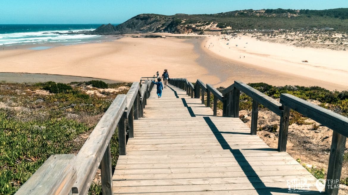 Algarve: Weg zum Strand von Alvor