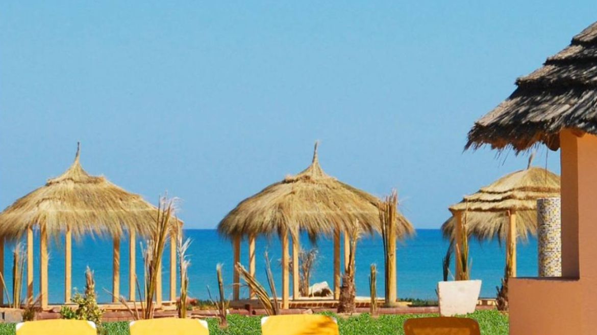 Zarzis: Das Komforthotel II verfügt über einen direkten Strandzugang