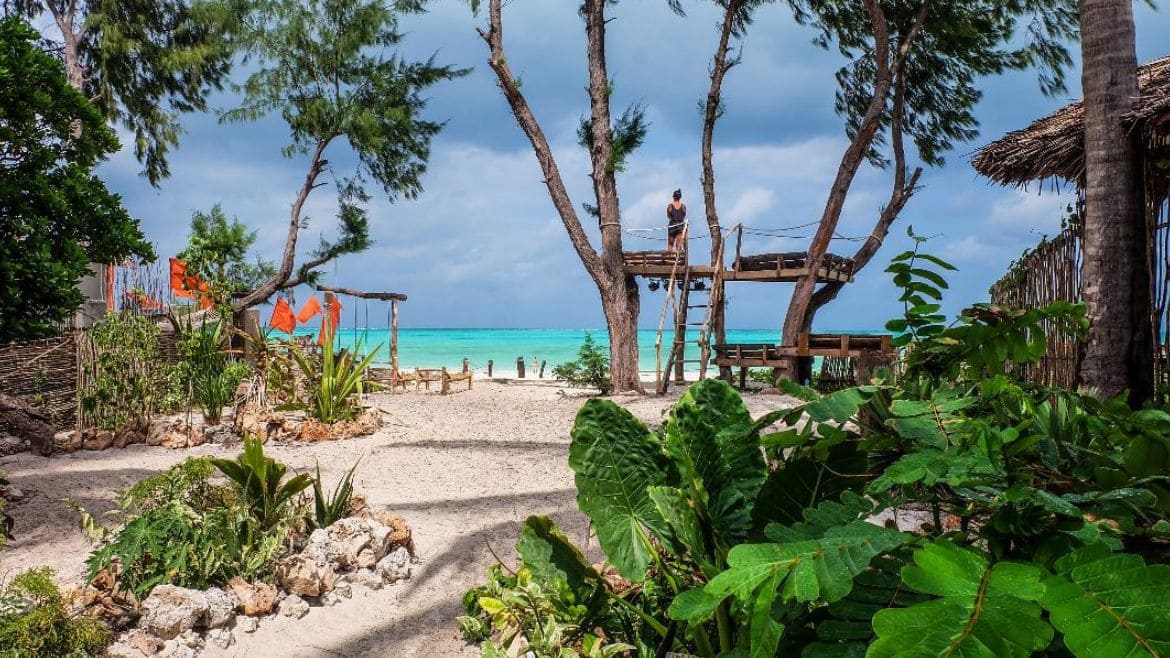 Sansibar: Einige Bungalows verfügen über Meerblick