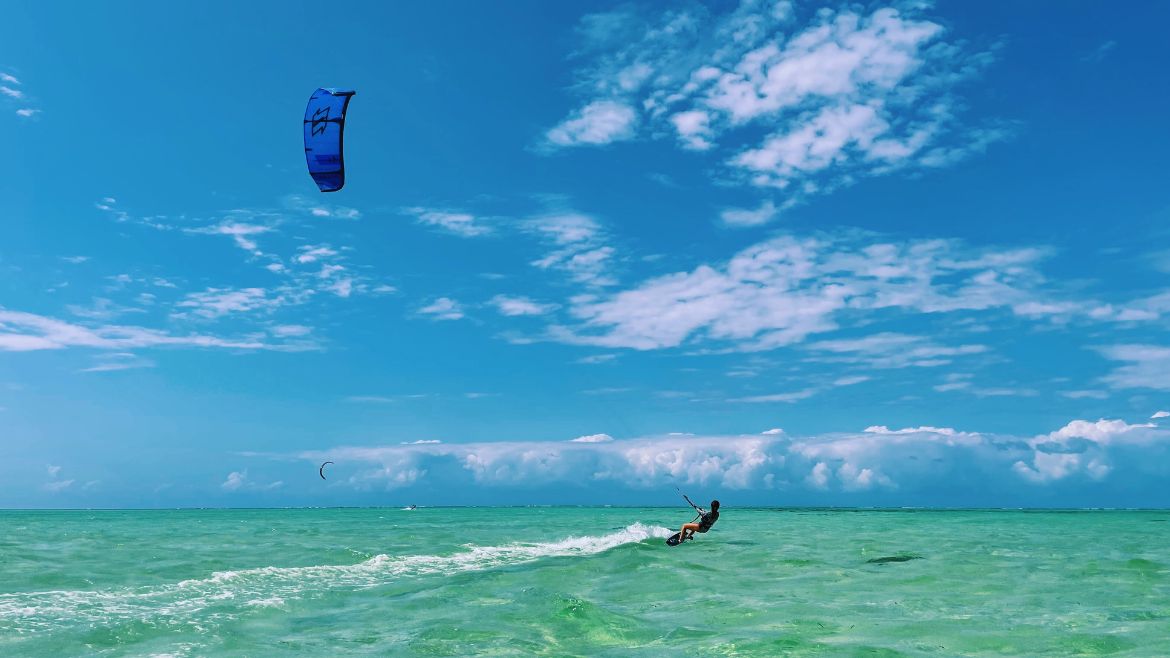 Sansibar: Kitesurfen auf Sansibar