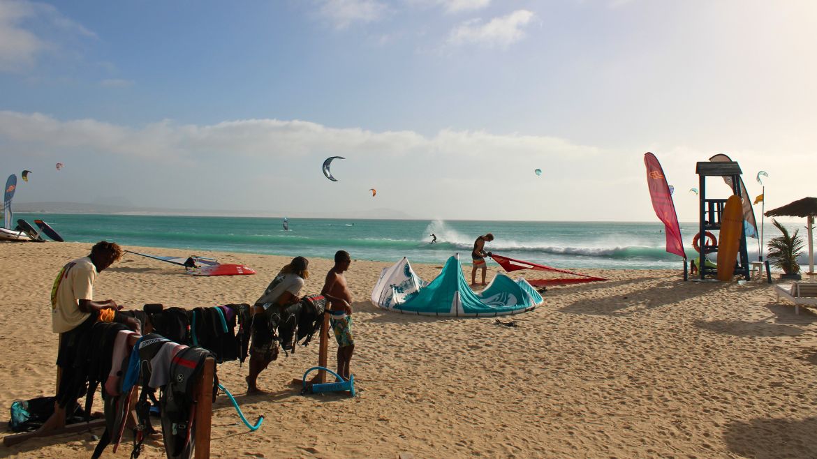 Boa Vista: Außenbereich der Kite- und Wing/Windsurf Station