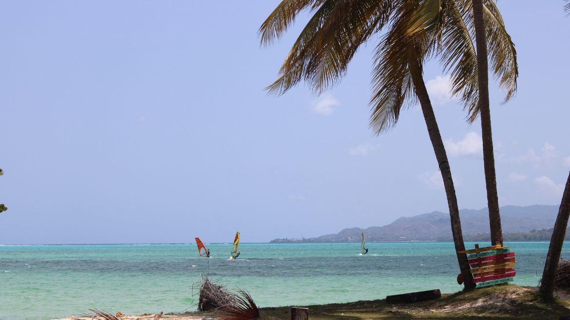 Tobago: Blick von der Station aus