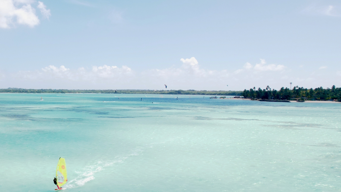 Tobago: Kite- und Wing/Windsurfen und tolle Wasserfarben geniessen