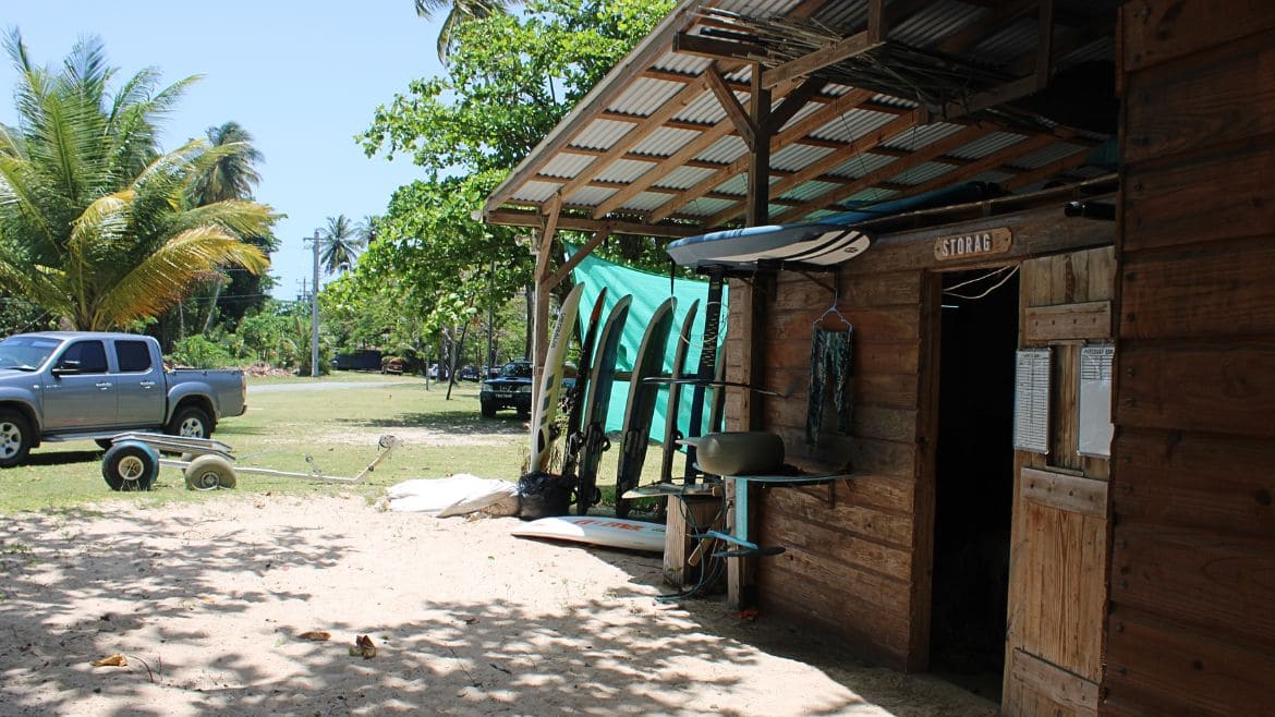 Tobago: Storagebereich der Station