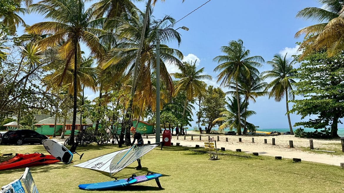 Tobago: Übersicht des Außenbereichs der Station