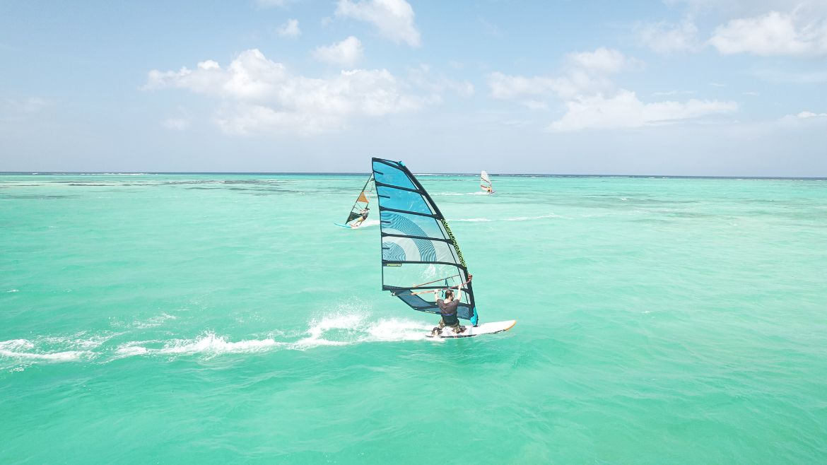 Tobago: Windsurfer 